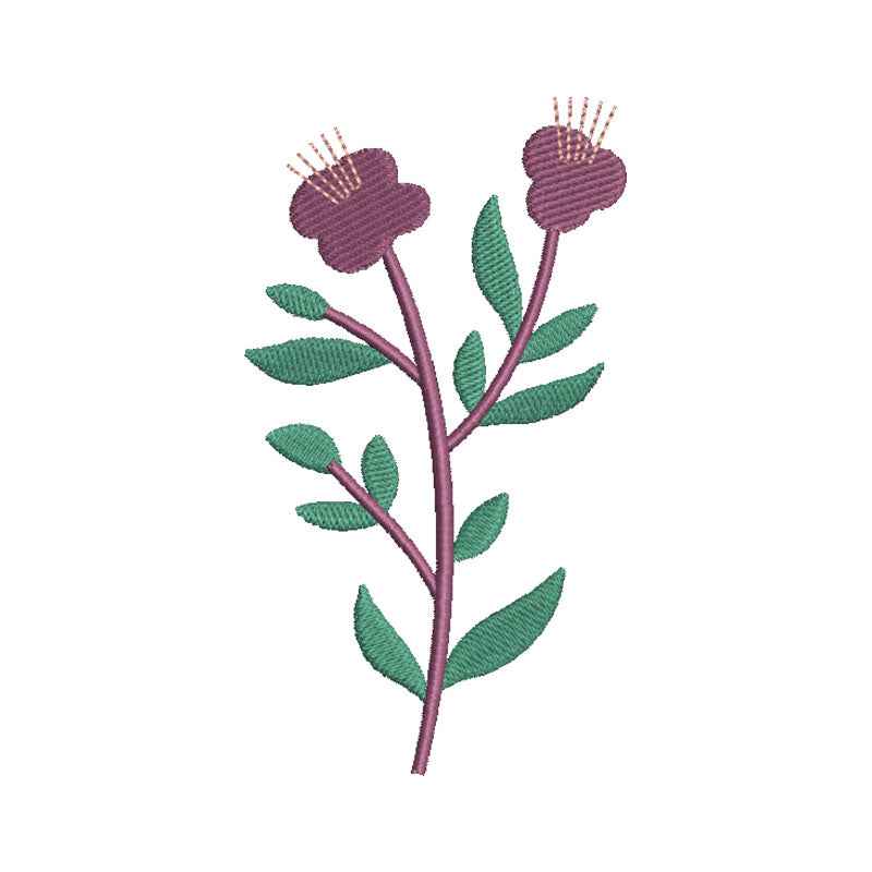 Flowers embroidery designs for machine file - 710028