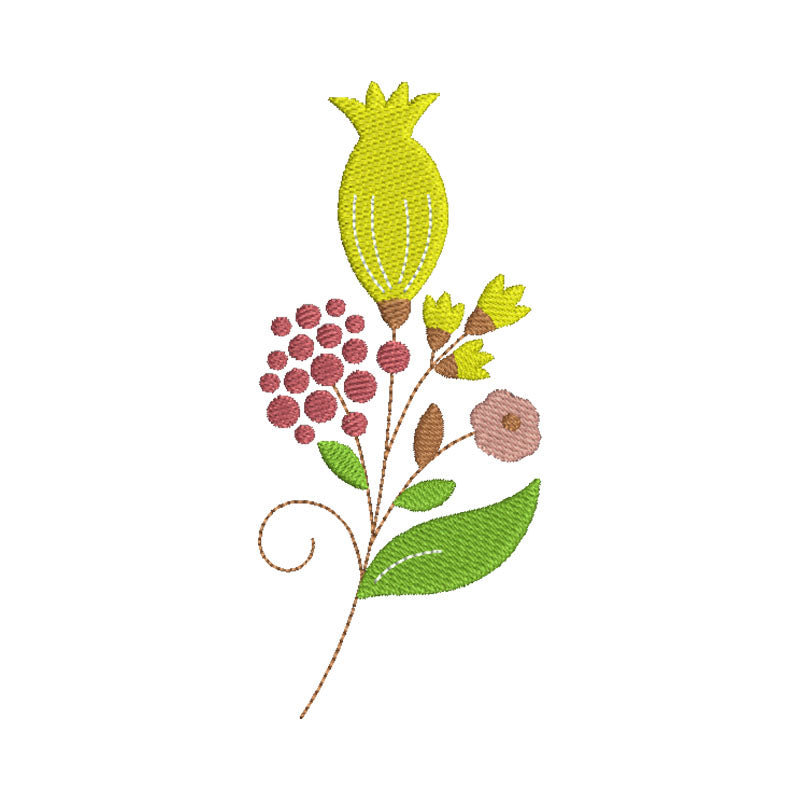 Flower machine embroidery designs - 710041
