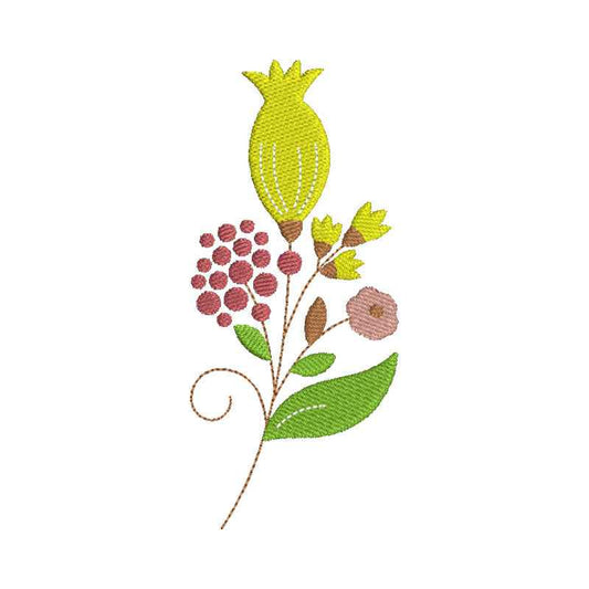 Flower machine embroidery designs - 710041