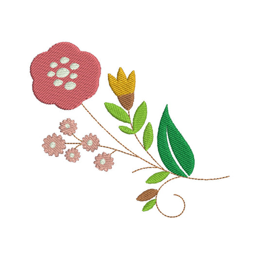 Flower machine embroidery designs - 710046