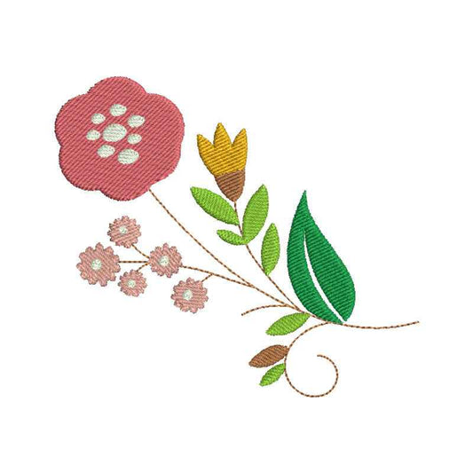 Flower machine embroidery designs - 710046