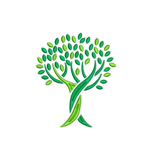 Tree embroidery designs for machine - 710076