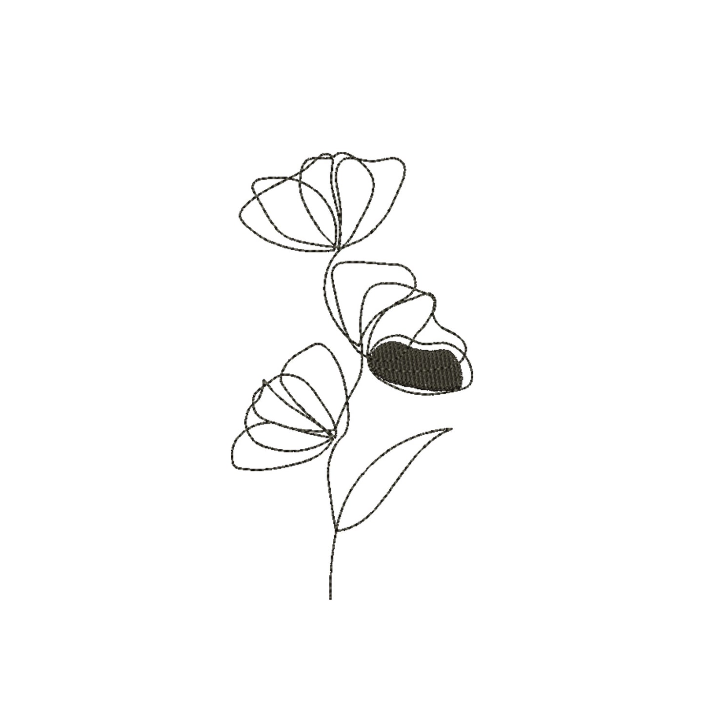 Flower machine embroidery designs - 710091