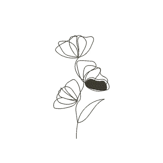 Flower machine embroidery designs - 710091