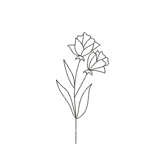 Flower machine embroidery designs - 710095