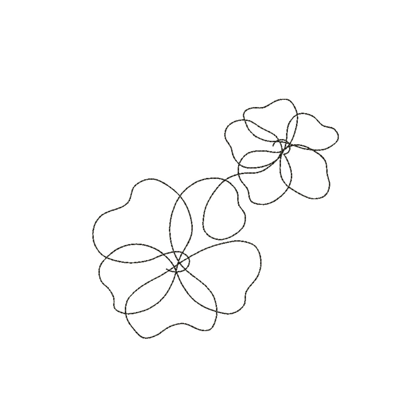 Flower machine embroidery designs - 710096