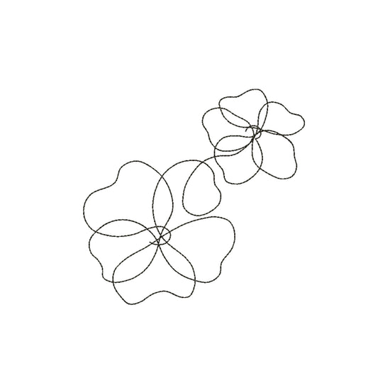 Flower machine embroidery designs - 710096