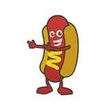 Hot Dog machine embroidery designs - 810007