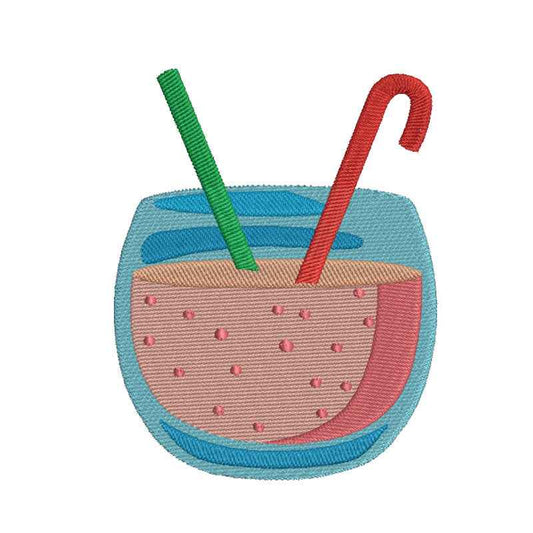 Cocktail machine embroidery designs - 810025
