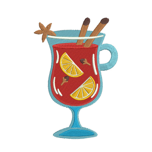 Cocktail machine embroidery designs - 810027