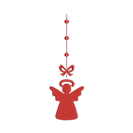 Christmas ornament embroidery designs angel - 910005