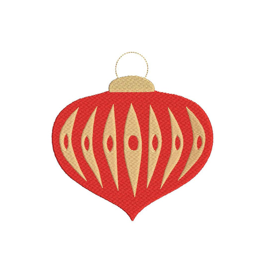 Embroidery designs christmas ornaments - 910093