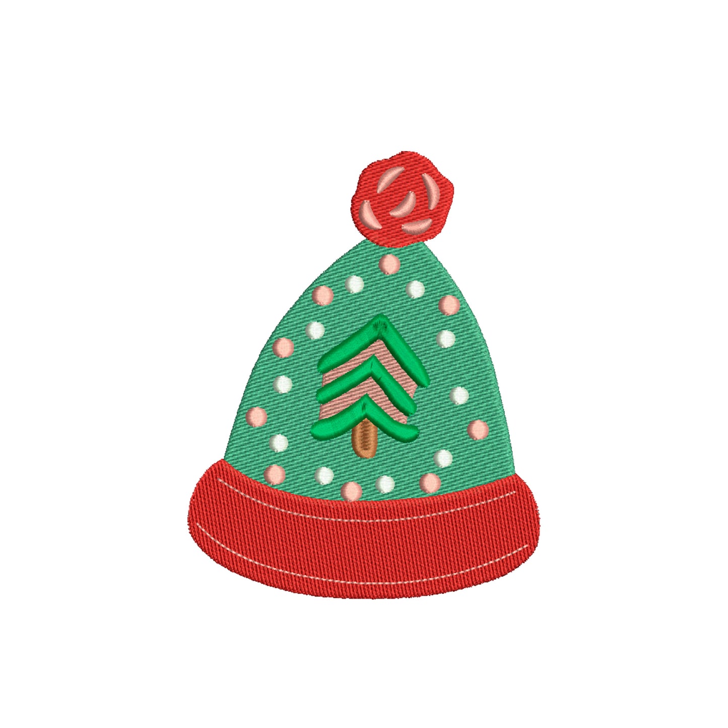 Embroidery designs christmas hat - 910105