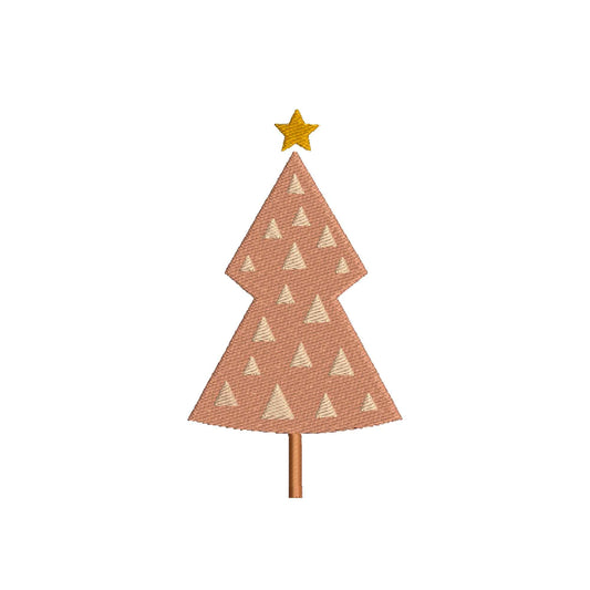 Embroidery designs christmas tree - 910112