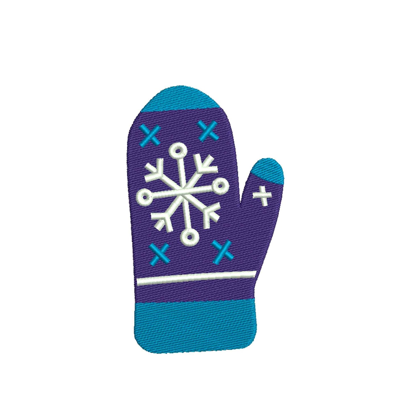 Winter mittens embroidery designs christmas - 910143