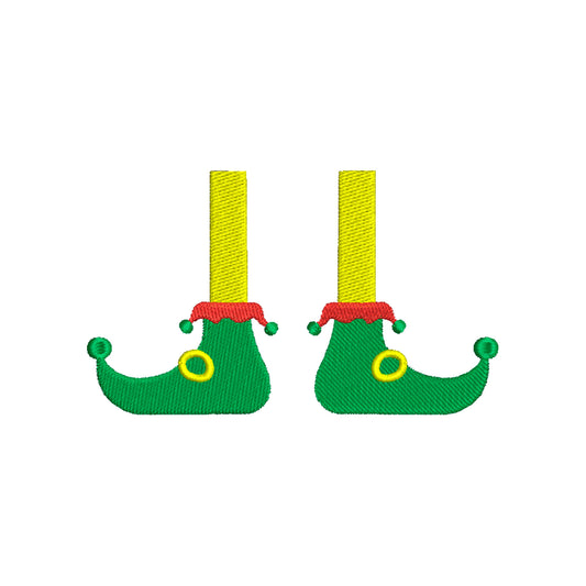 Elf's feet embroidery christmas designs - 910144