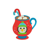 Christmas embroidery designs hot chocolate - 910150