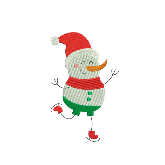 Snowman christmas embroidery designs christmas - 910218