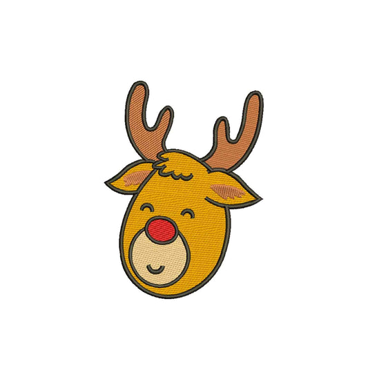 Deer christmas embroidery designs christmas - 910234