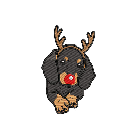 Christmas dog digital embroidery designs - 910242