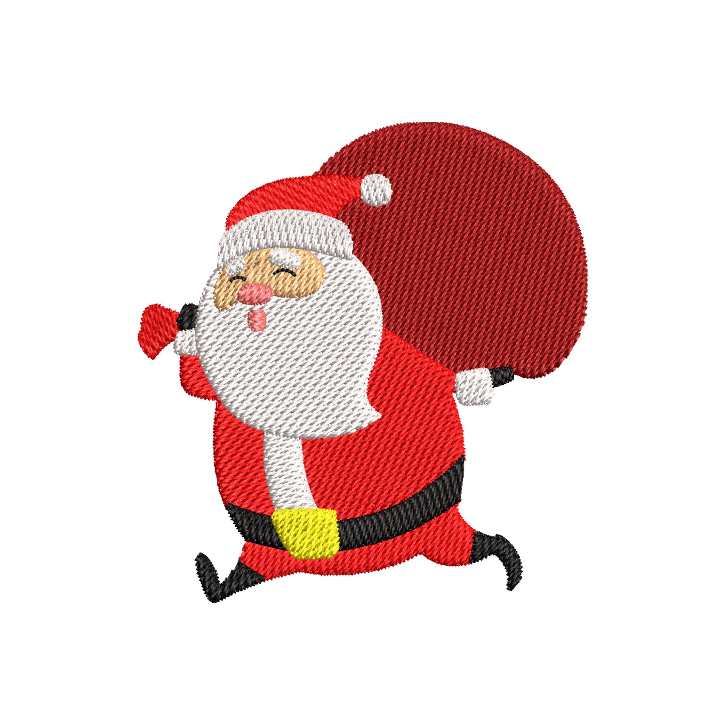 Santa Christmas dog digital embroidery designs - 910244