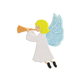 Christmas angel digital embroidery designs - 910288
