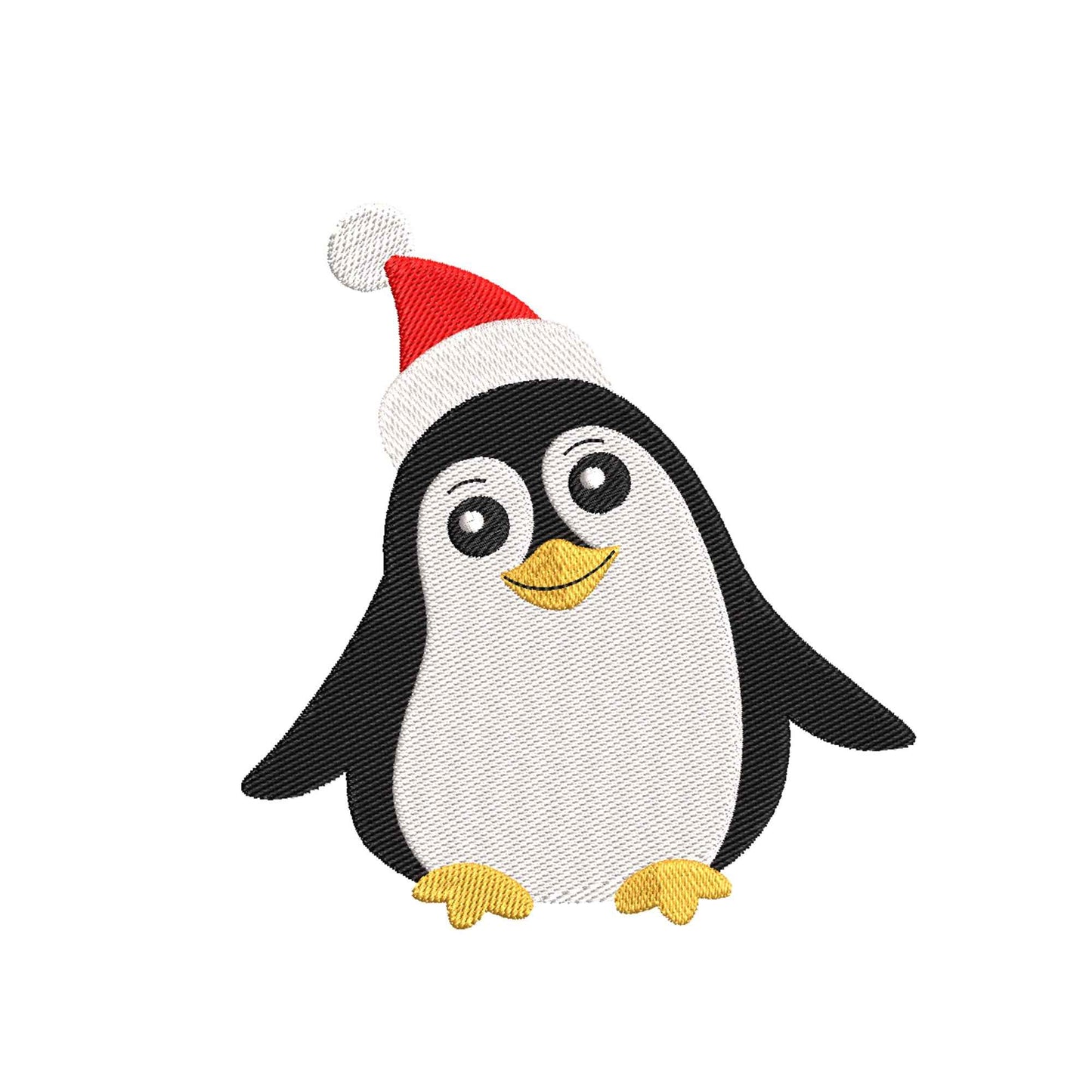 Christmas penguin digital embroidery designs - 910296