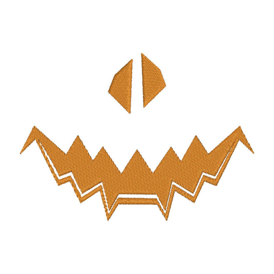 Halloween pumpkin face machine embroidery designs - 930015