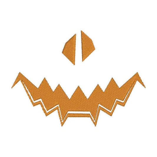 Halloween pumpkin face machine embroidery designs - 930015