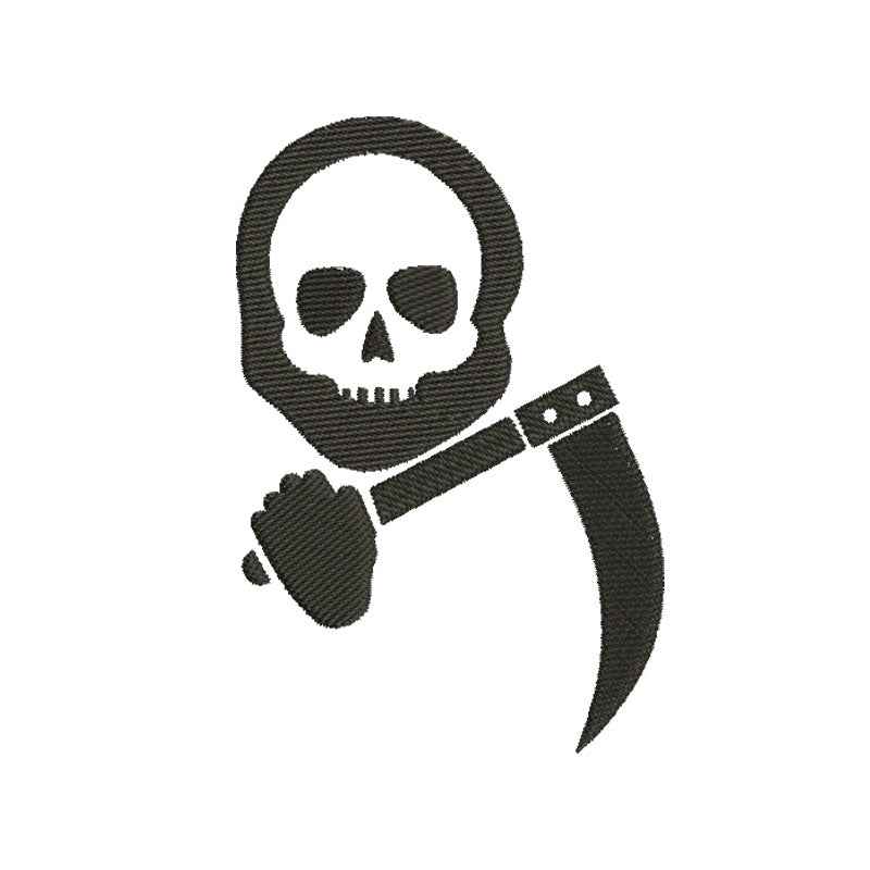 Halloween death machine embroidery designs - 930023