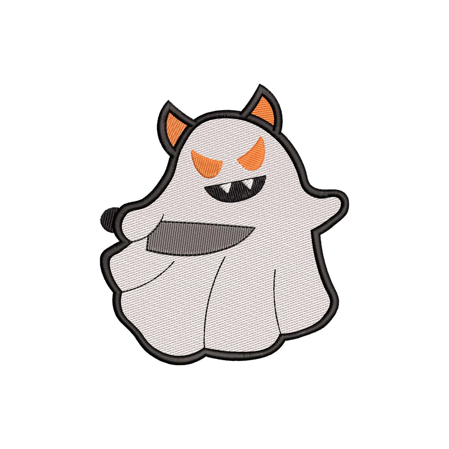Halloween ghost evil machine embroidery designs - 930068