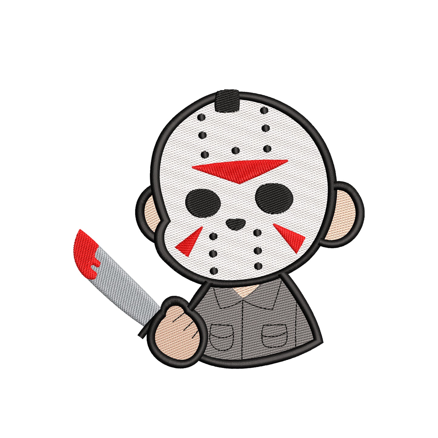 Cute Horror embroidery designs halloween embroidery file - 930085