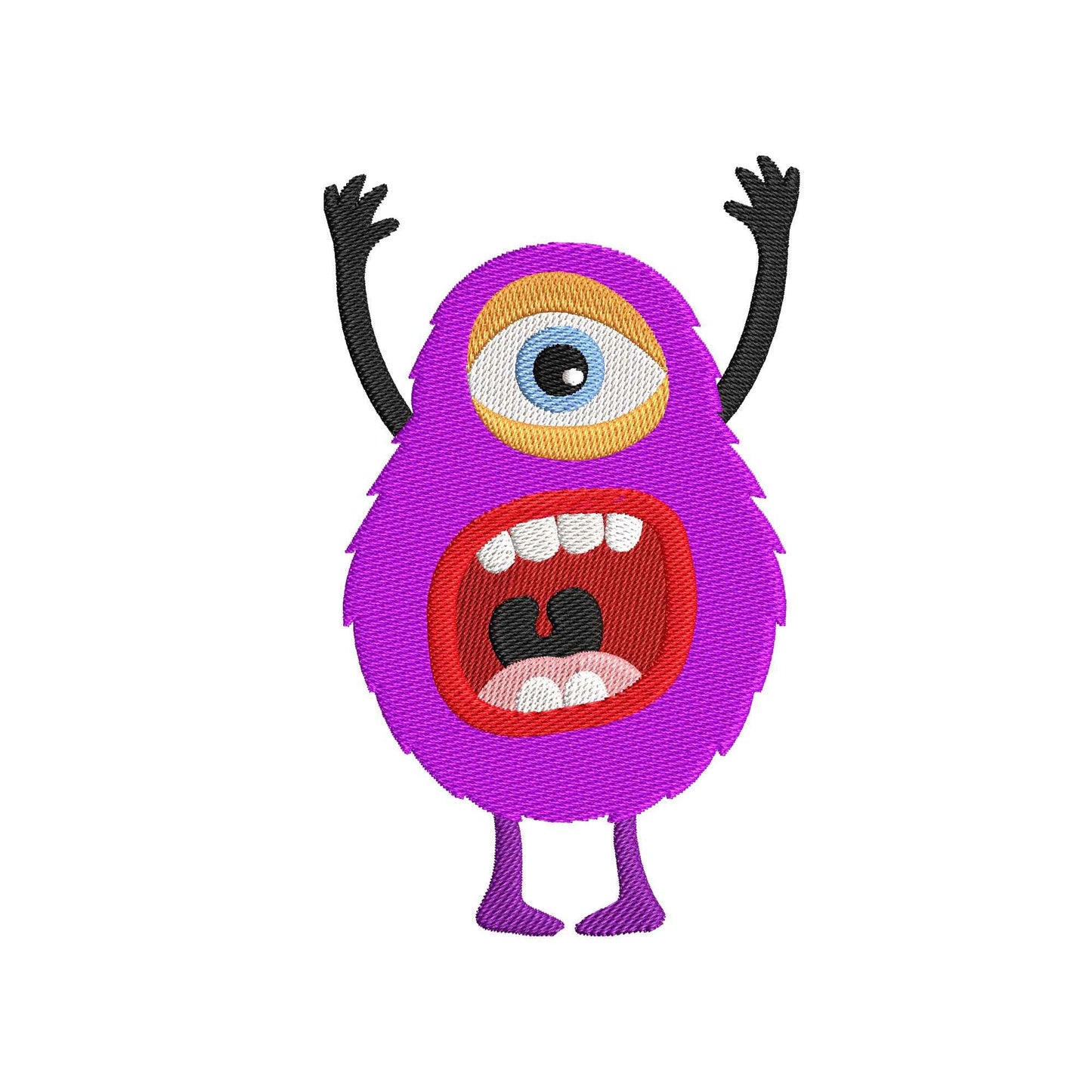 Halloween embroidery designs monsters digital file - 930094