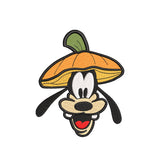 Halloween embroidery designs dog pumpkin hat - 930120