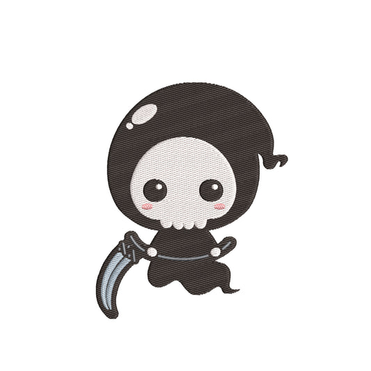 Halloween emboidery designs cute reaper - 930123