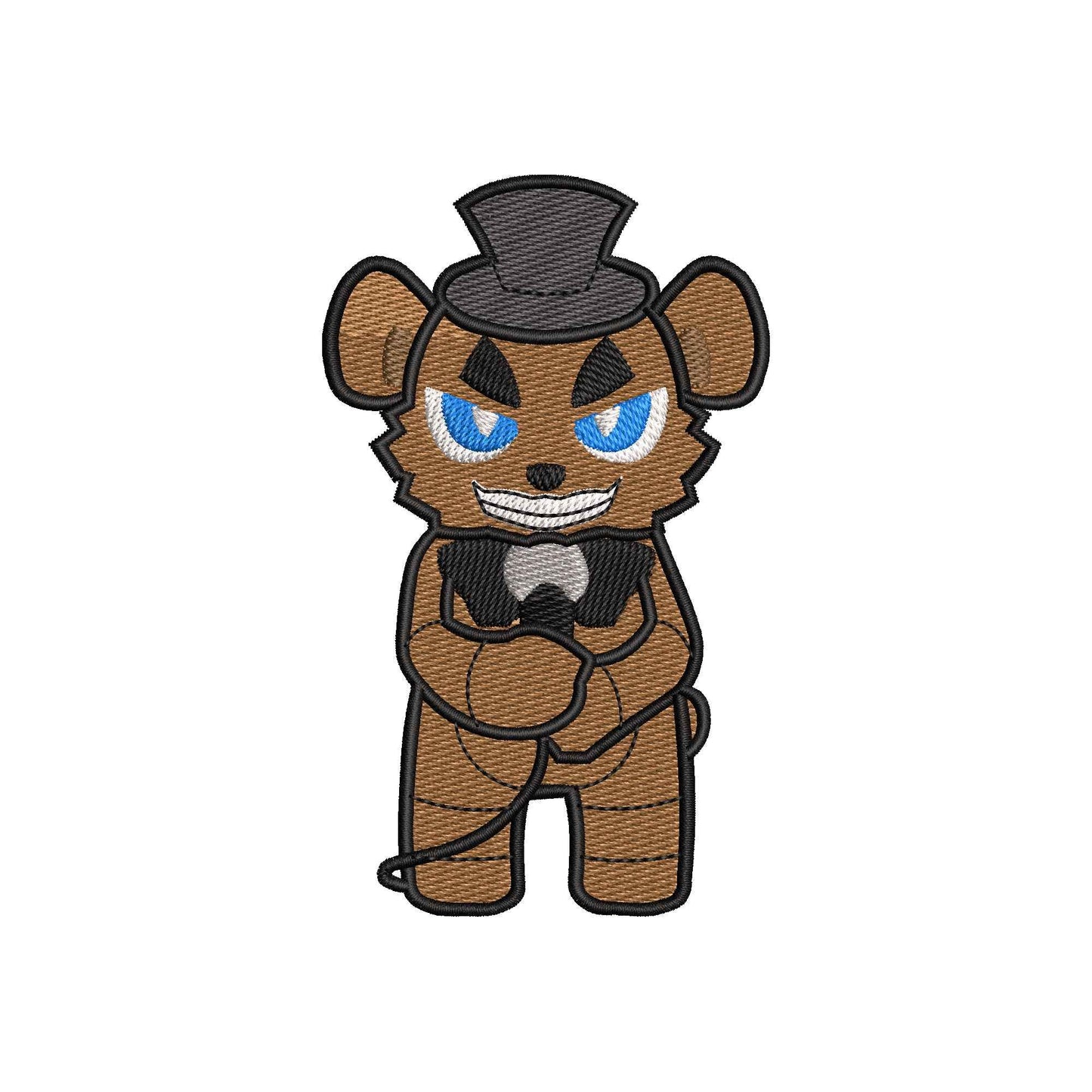 Halloween bear embroidery designs horror character - 930128