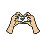Love embroidery designs Valentine's Day - 960029