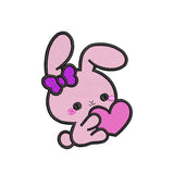 Valentine embroidery designs bunny with heart - 960038