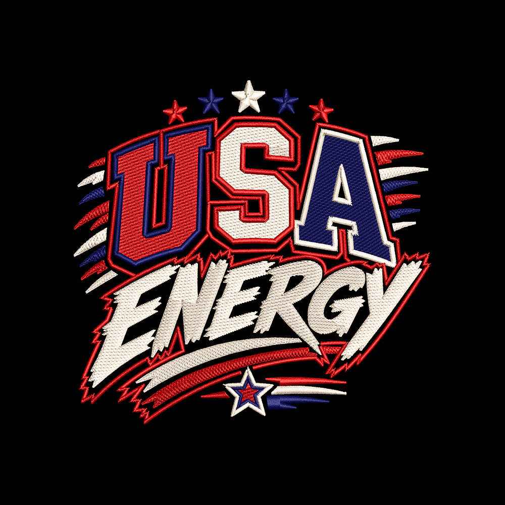 USA Energy Embroidery Design 4th of July Independence Day - SG09052611