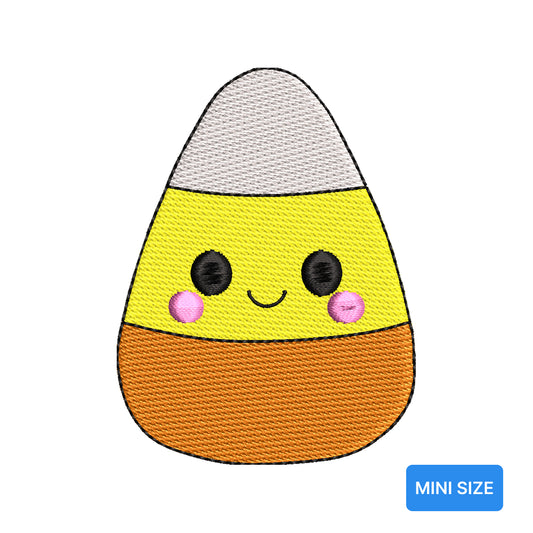 Mini Halloween Candy Corn Embroidery Design | Cute Machine Embroidery Pattern - SG09072602