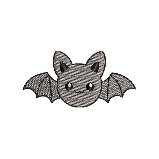 Mini Halloween Cute Bat Embroidery Design | Kawaii Bat Machine Embroidery Pattern - SG11072602