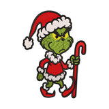 The Grinch in Santa Suit Embroidery Design - SG130509