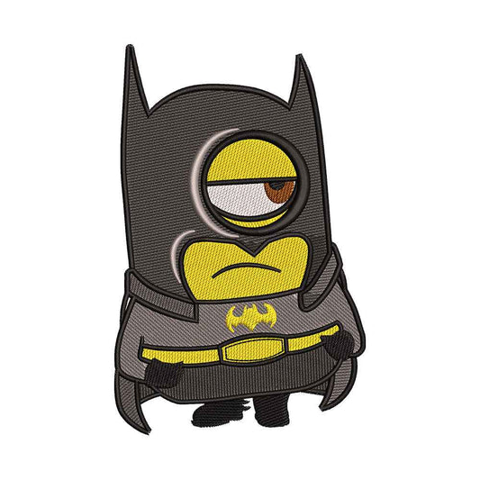 Yellow Pill Worker as Bat Superhero Embroidery Design - SG130516
