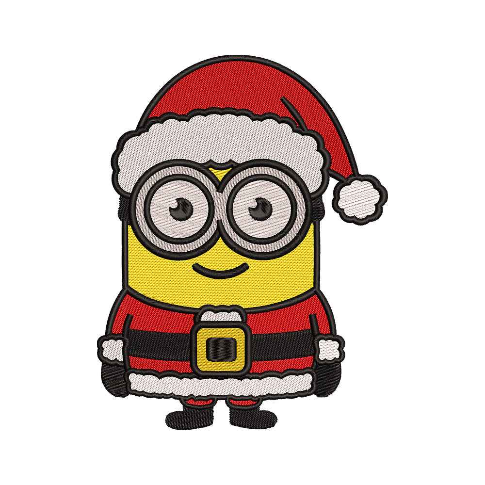 Santa Yellow Pill Worker Embroidery Design - SG130518