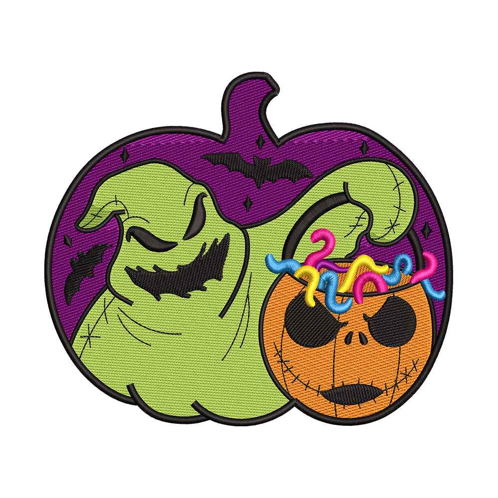 Oogie Boogie Trick-or-Treat Embroidery Design - SG130528