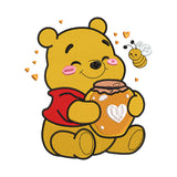 Winnie the Pooh with Honey Pot Embroidery Design - SG130537