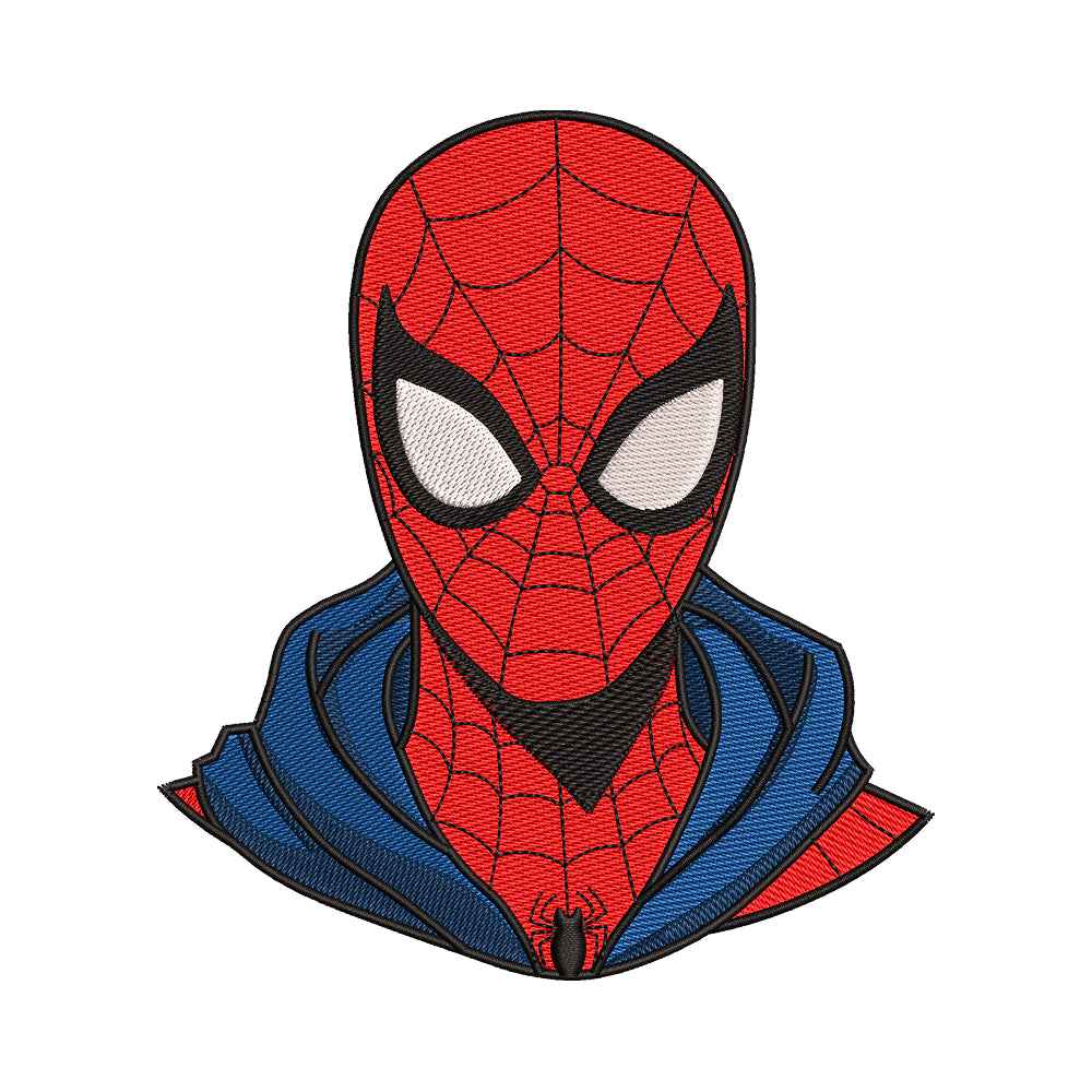 Spider Superhero Portrait Embroidery Design - SG130546