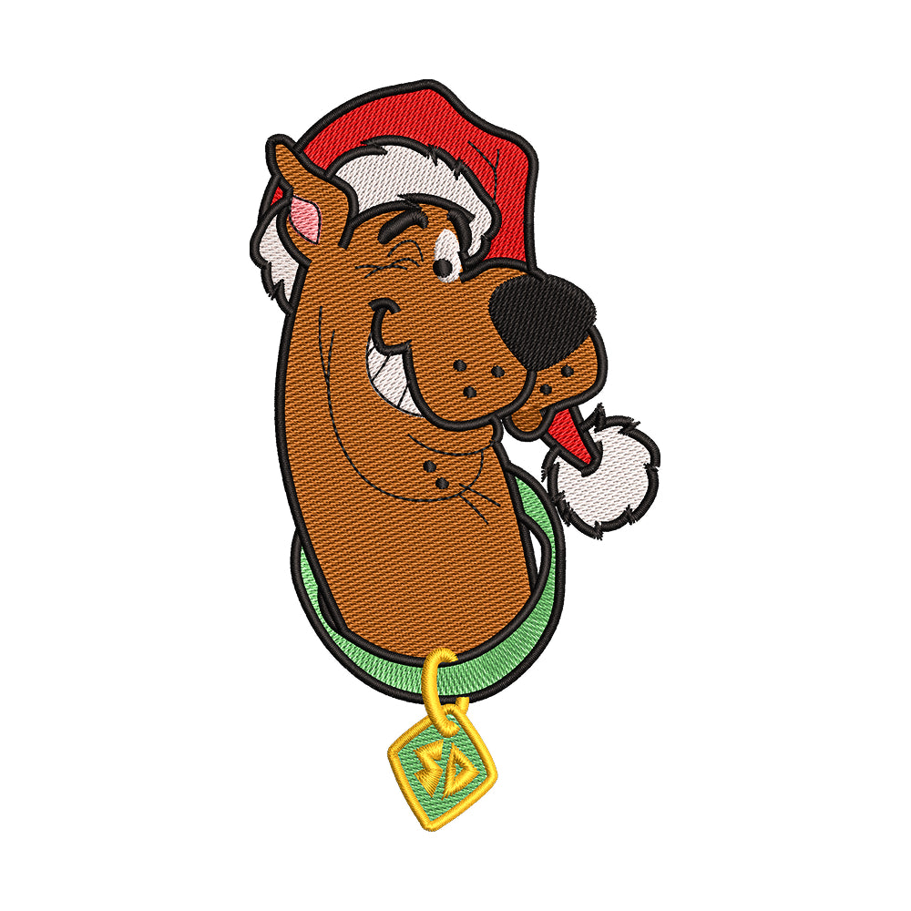 Christmas Scooby-Doo Embroidery Design - SG130550