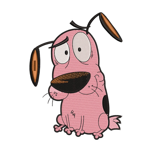 Courage the Cowardly Dog Embroidery Design - SG130556