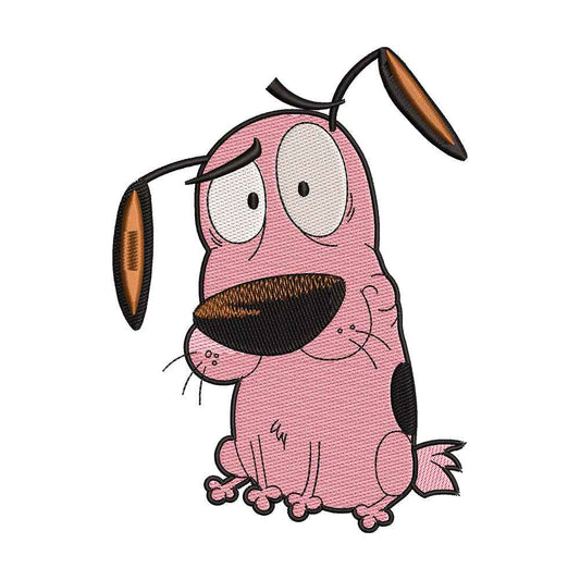Courage the Cowardly Dog Embroidery Design - SG130556